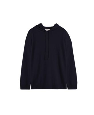 Women's Wool Cashmere Blend Relaxed Hoodie Sweater