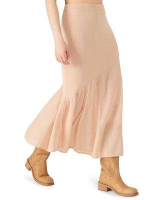 Women's Aneira Asymmetrical Panel Midi Skirt