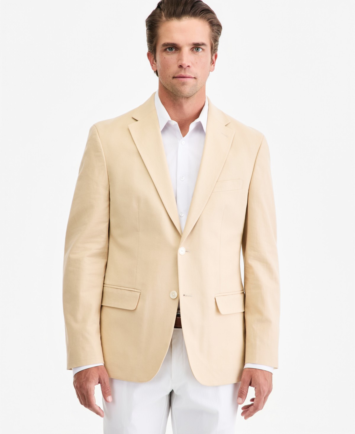 Мужские Tommy Hilfiger Men's Modern-Fit Linen Blend Blazer — фото 2
