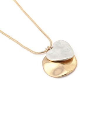 Gold Heirloom Charms Mixed Coin Pendant Necklace