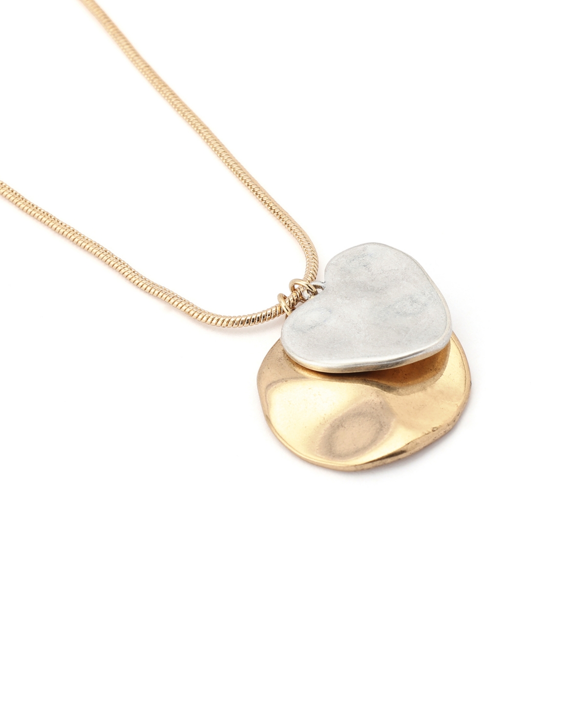 Robert Lee Morris Soho Gold Heirloom Charms Mixed Coin Pendant Necklace