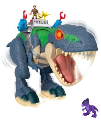 Fisher-Price Jurassic World Rebirth Ultimate Action Chomp T. Rex Dino Toy and Action Figures