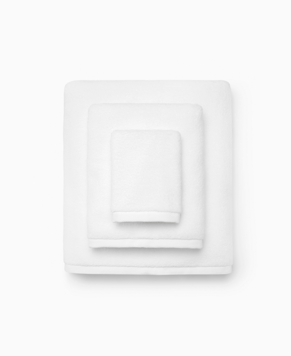 Sferra Cielo Cotton Hand Towel, 20" X 30" In White
