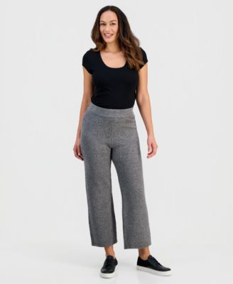 Petite Mix Stitch Sweater Pants