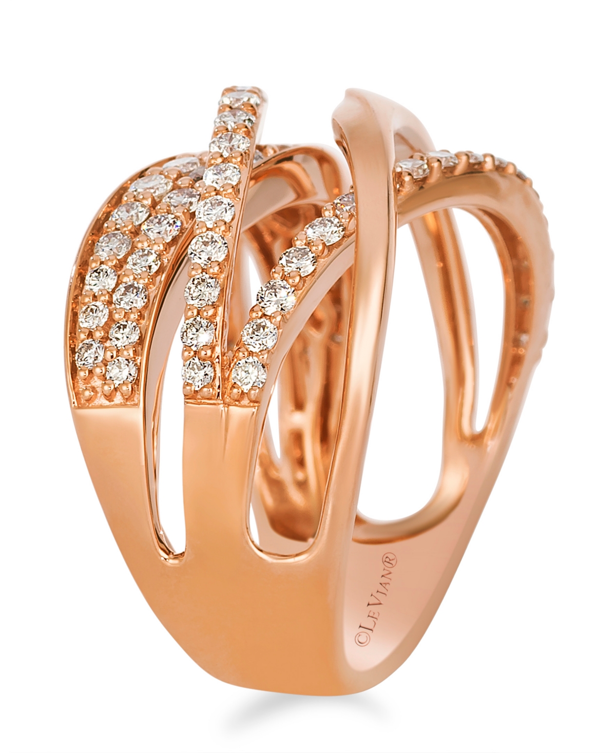 Le Vian Vanilla Diamond Ring (1.16 Ct. T.w.) In 14k Strawberry Gold In Gold