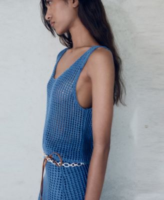 Women's Knitted Crop Top