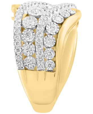 Diamond Ring (3/4 ct.t.w.) in 14k Yellow Gold
