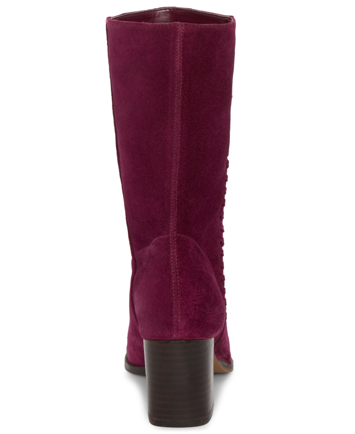Vince Camuto Women's Lorrys Block-heel Pointed-toe Slouchy Boots In Burgundy