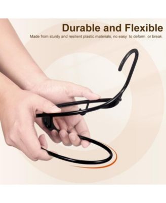 Durable Plastic Hangers Light-Weight with Hooks