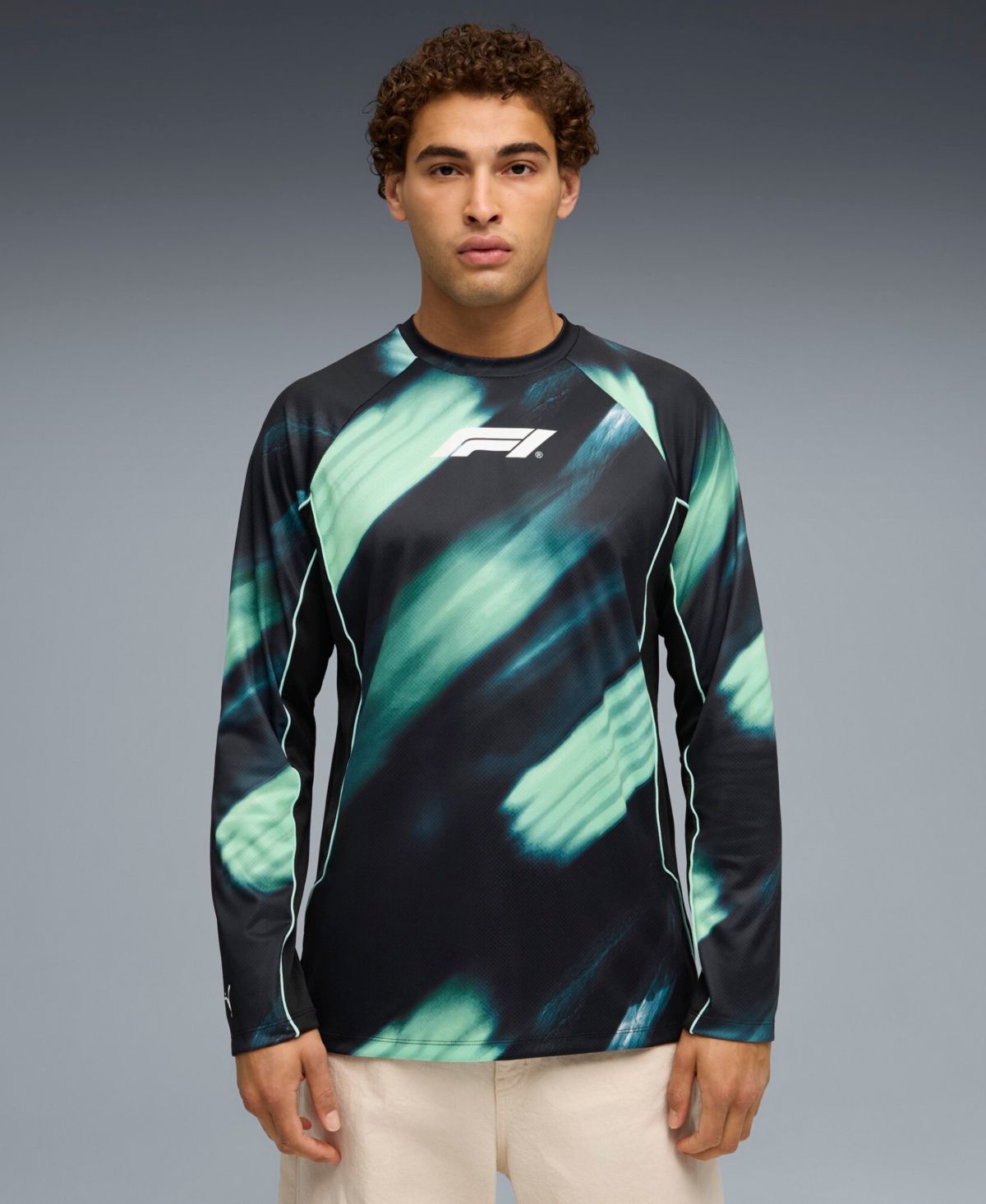 Мужская футболка с длинным рукавом для гонок Формулы-1 Lifestyle Racing