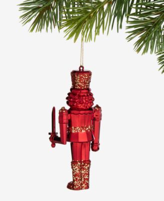 Christmas Glitters Red Nutcracker Ornament, Macy's Exclusive 