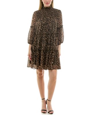 Taylor Crew Neck Sleeveless Zipper Back A-Line Ecru Lace Dress