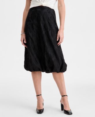 Women's Floral Jacquard Organza Bubble Skirt, Macy's Exclusive