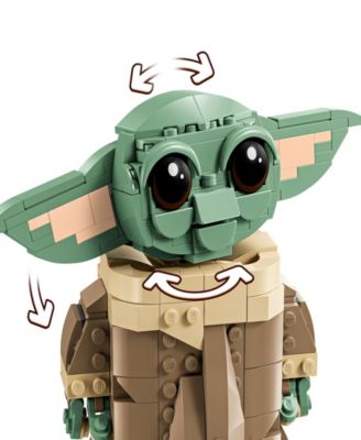 Star Wars the Mandalorian Grogu with Hover Pram Buildable Figure 75403, 1048 Pieces