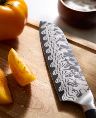 Compass Damascus 7" Santoku Knife