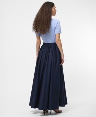 Women's Sateen Weave Maxi Skirt