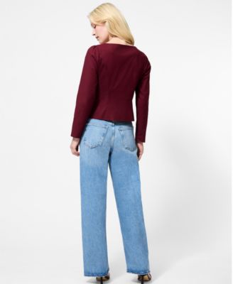 Women's Long Sleeve Poplin Top