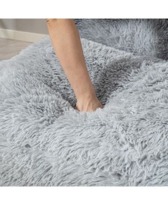 Bean Bag Floor Sofa Bed, Plush Folding Floor Mattress,