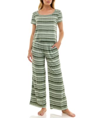 Women's 2-Piece Striped Sleepwear Set