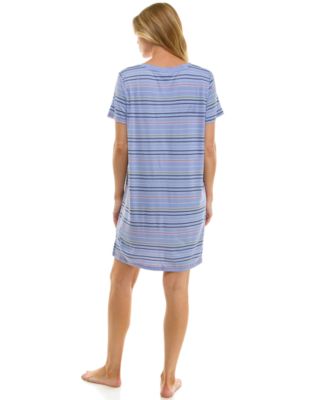 Women's Short Sleeve Printed Sleepshirt