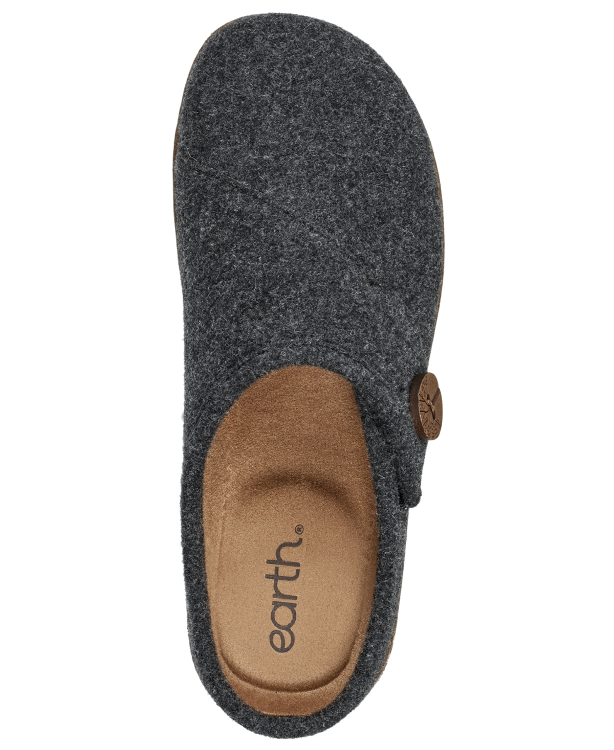 Earth Women's Ezra Button Wrap Slip-on Clogs In Gray