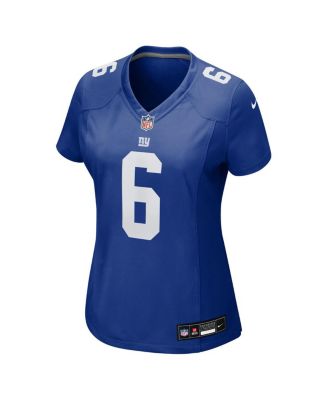 Women's Jaxson Dart Royal New York Giants Team Game Jersey