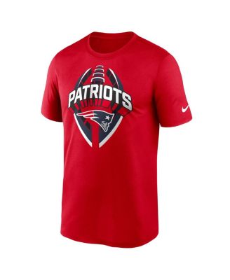 Men's Red New England Patriots Legend Icon Performance T-Shirt