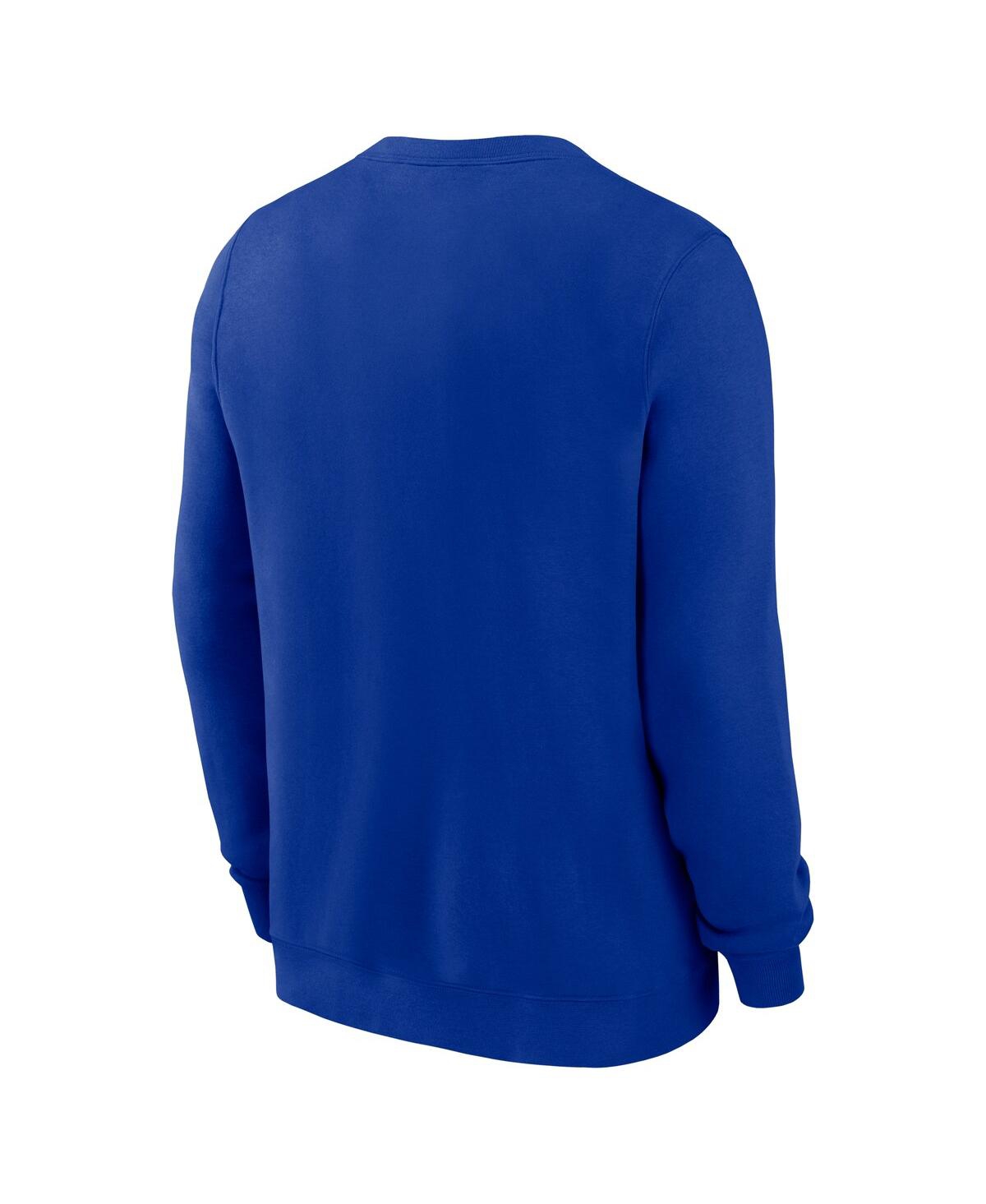 Nike Men's Royal Dallas Cowboys Swing Pass Rewind Club Pullover Sweatshirt