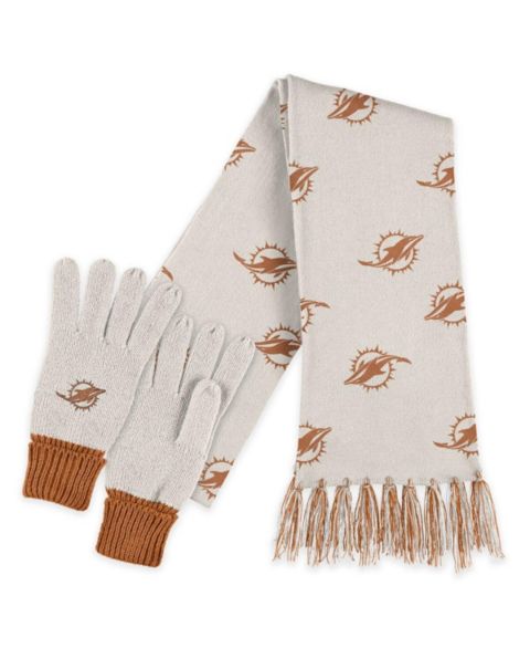 WEAR by Erin Andrews New York Giants Tonal Scarf and Gloves Set