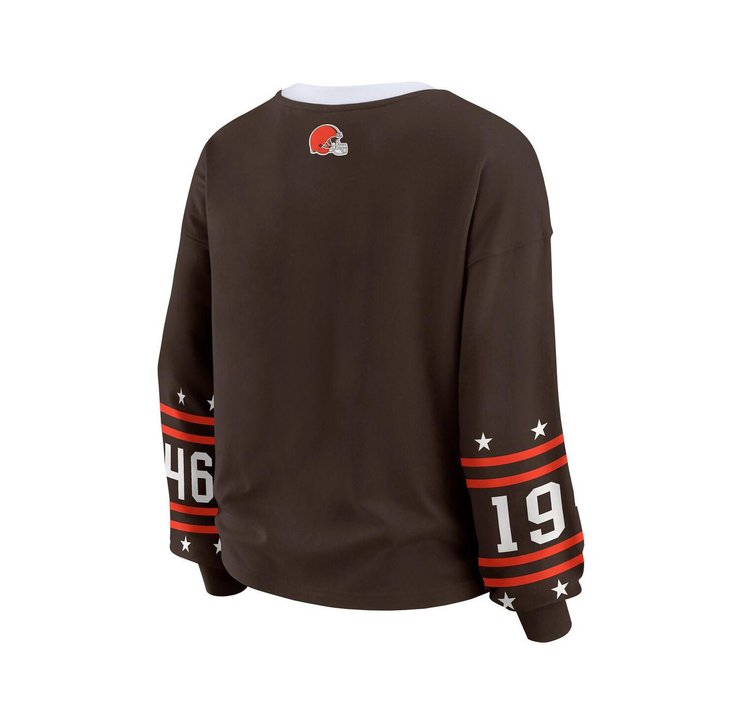 Women's Brown Cleveland Browns Sport Long-Sleeve T-Shirt