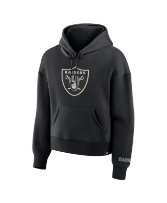 Women's Black Las Vegas Raiders Legacy Fleece Pullover Hoodie