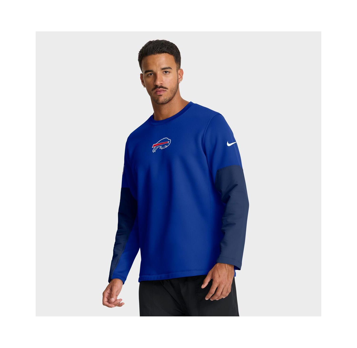 Men's Royal Buffalo Bills Sideline Scripted to Win Performance Long Sleeve T-Shirt