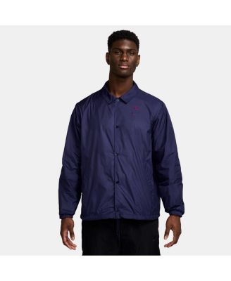 Nike - Men's Navy Barcelona Club Coaches Full-Snap Jacket