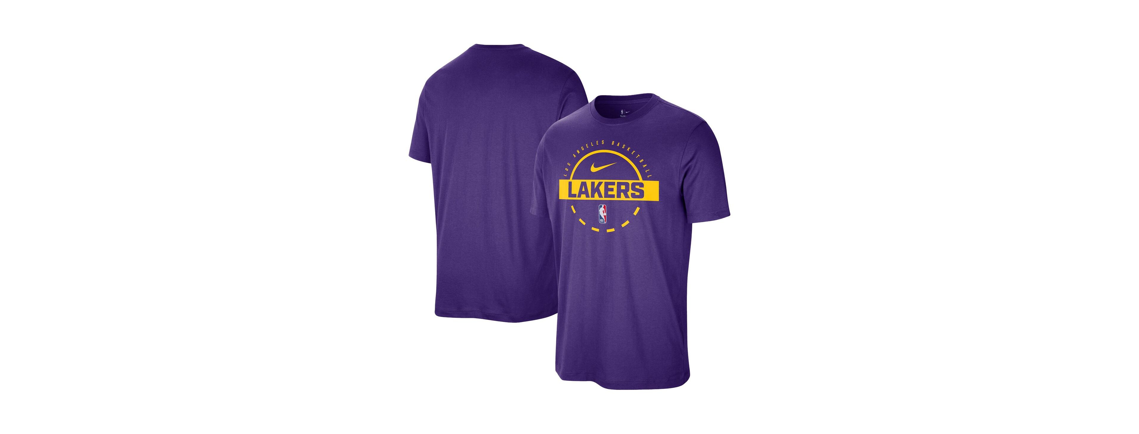 Nike Men's Purple Los Angeles Lakers Authentic Practice T-Shirt