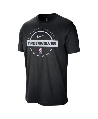 Men's Black Minnesota Timberwolves Authentic Practice T-Shirt