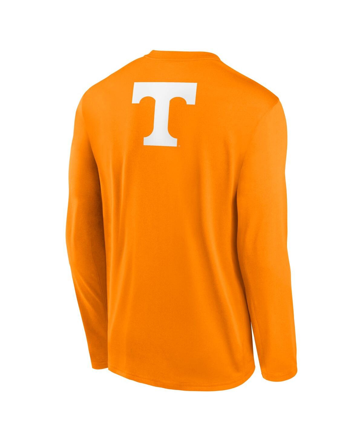 Nike Men's Tennessee Orange Volunteers Primetime Campus 2-Hit Legend Long Sleeve T-Shirt