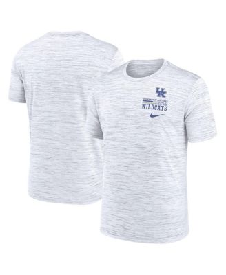 Nike - Men's White Kentucky Wildcats Velocity Stacked Performance T-Shirt