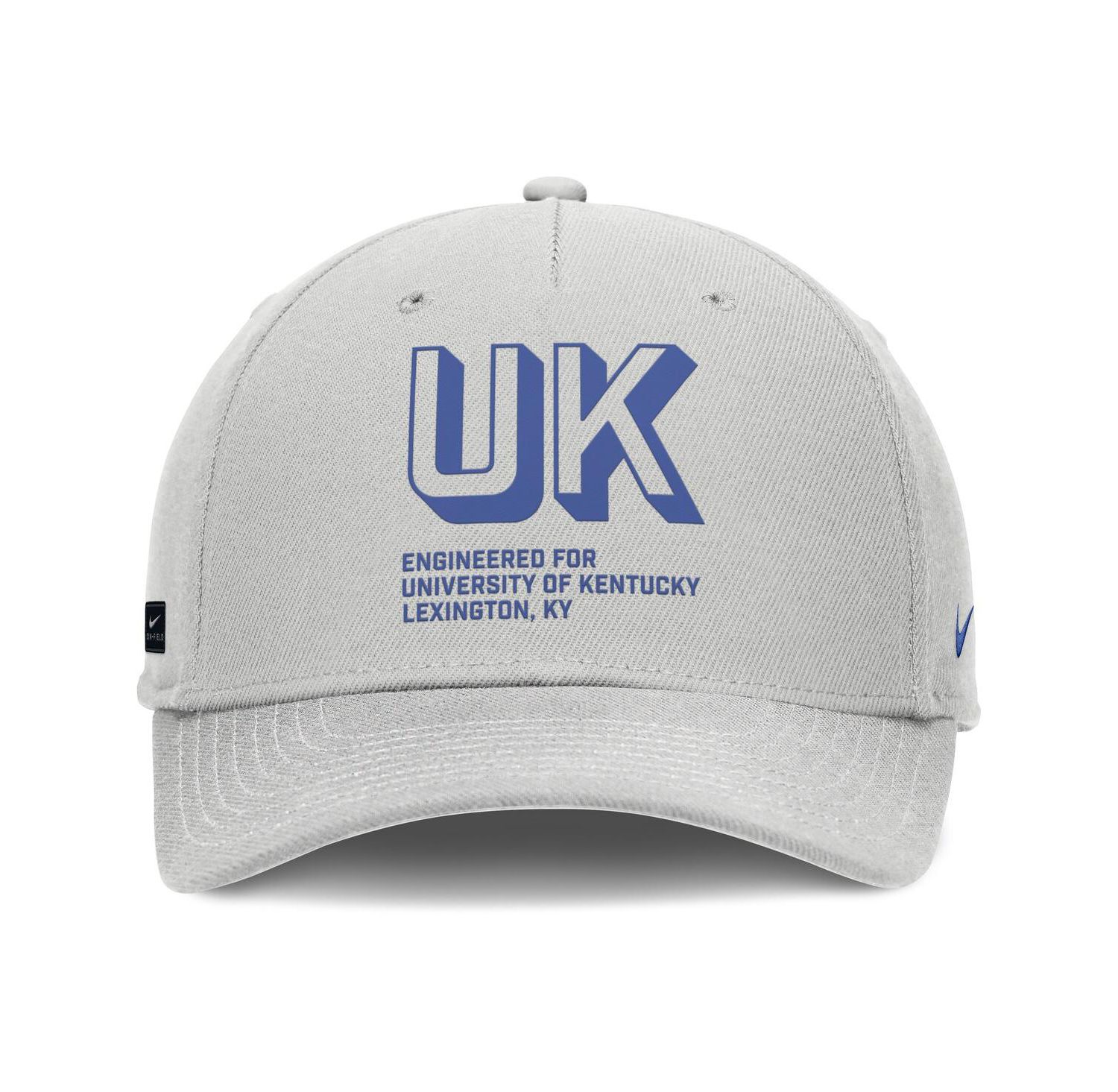 Men's Gray Kentucky Wildcats 2025 Sideline Dust Pinched Rise Adjustable Hat