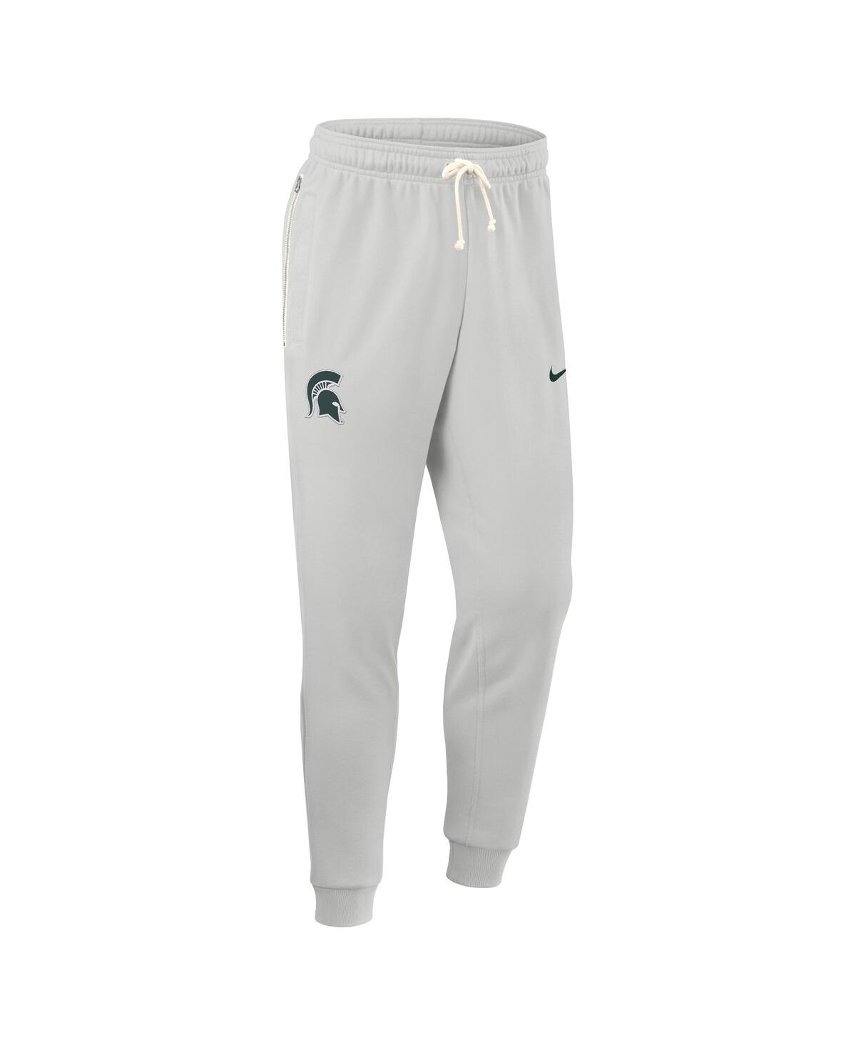 Nike Men's Gray Michigan State Spartans 2025 Sideline Standard Issue Dri-fit Taper Pants In Gray