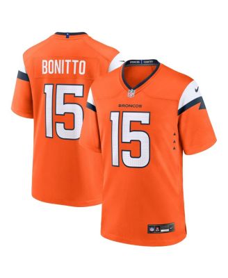 Nike - Men's Nik Bonitto Orange Denver Broncos Team Game Jersey