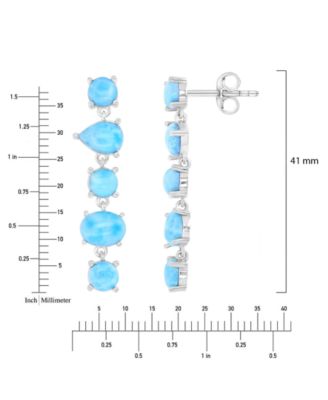 Opal (5.8 ct. t.w.) Earrings in Sterling Silver