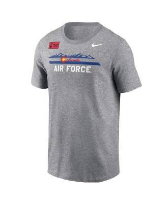 Men's Gray Air Force Falcons APLS Fighting Falcon Collection Rivalry T-Shirt
