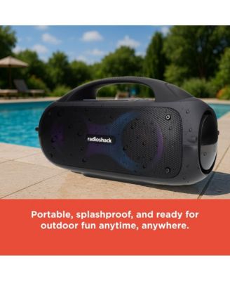 60W Black and Gray Wireless Portable Speaker With Lights True Wireless Audio And Type C-Charging Cable 4001787