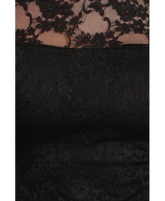 Women's Ziva Lace Overlay Bodysuit 