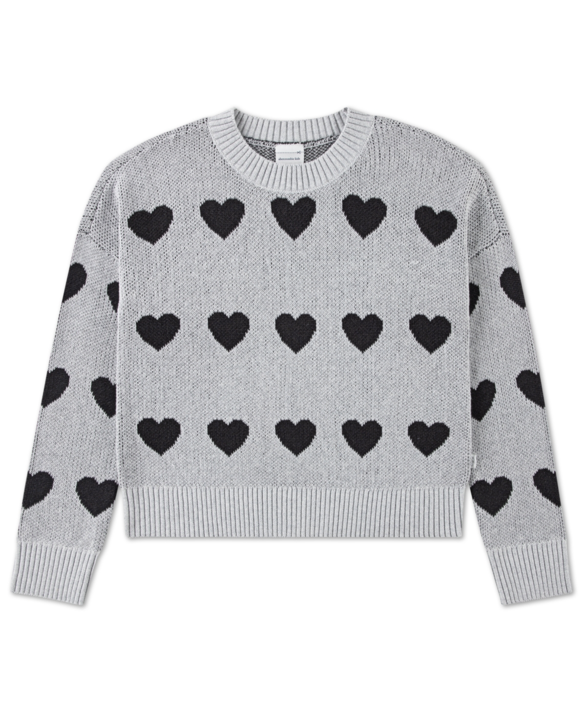abercrombie kids Girls Multi Heart Crew Sweater