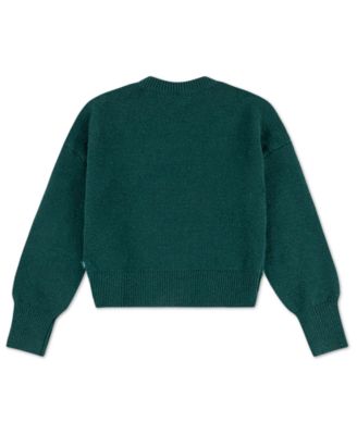 Girls' Sparkle Crew Sweater