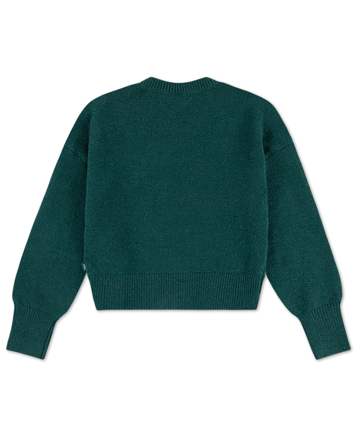 Abercrombie Girls Sparkle Crew Sweater In Green