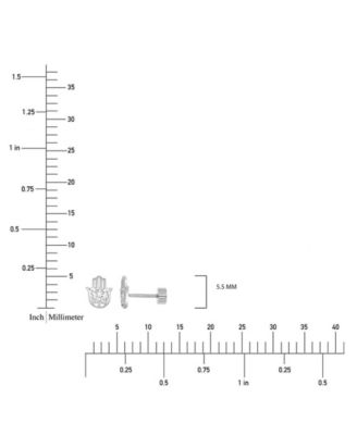 Stud Earrings in Sterling Silver