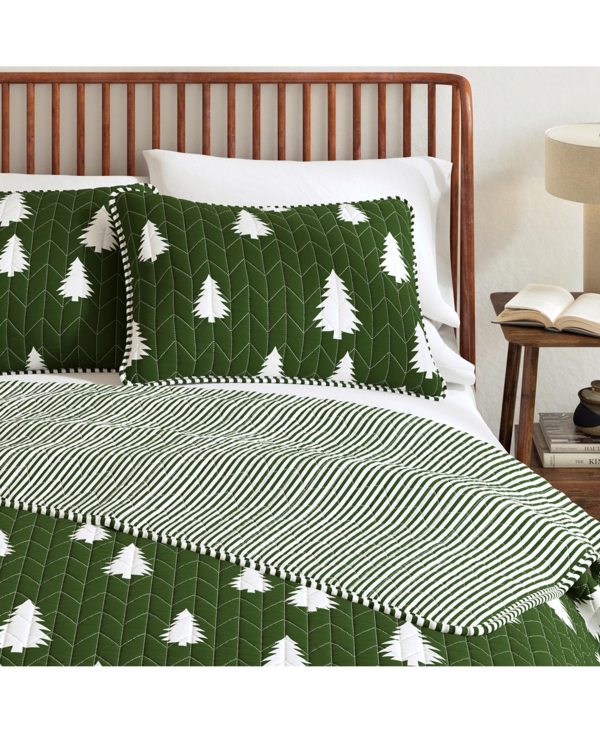 Linery & Co. Lodge Microfiber Quilt Set with Shams
