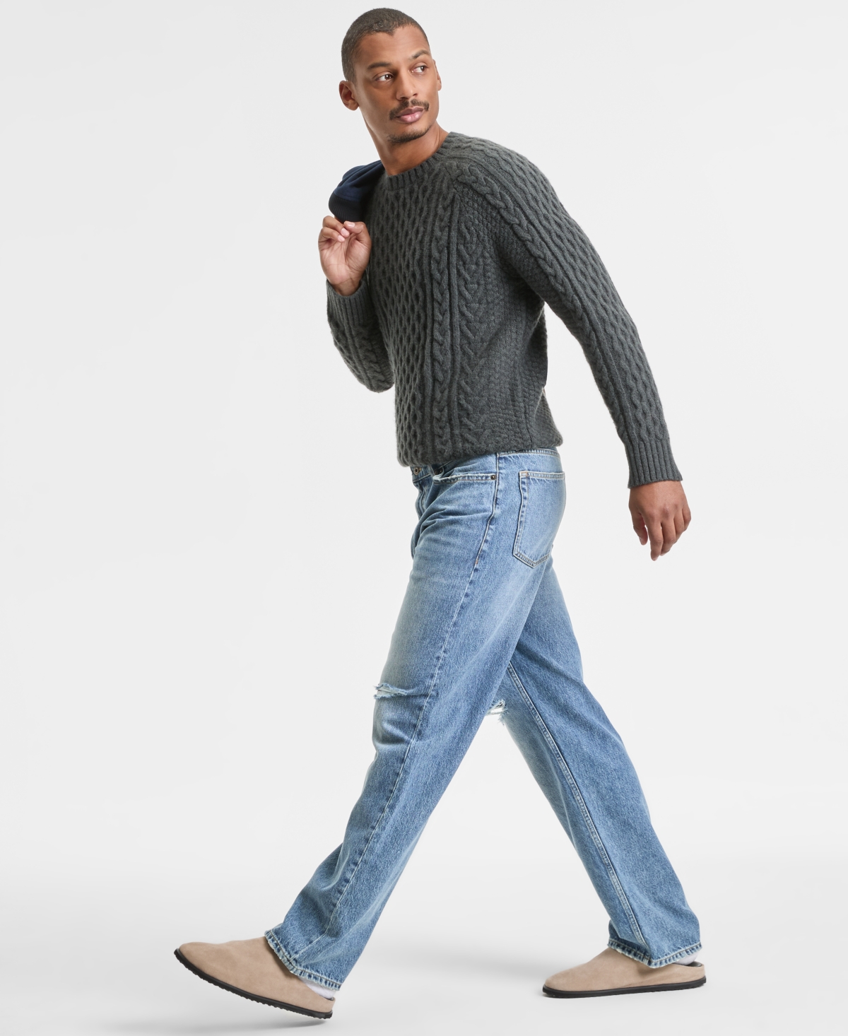 Sun + Stone Men's Azul Baggy Jeans, Macy's Exclusive